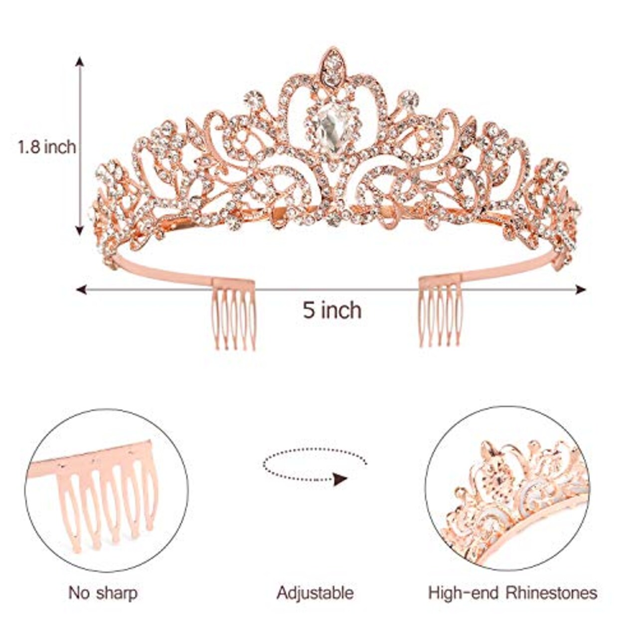 Happy Birthday Flower Crown Sash, Birthday Decorations Party Favors Supplies Birthday Cake Toppers Birthday Gifts for Women Halloween Cosplay